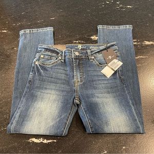 Boys 7 for all Mankind slimmy straight leg jeans NWT SIZE 8